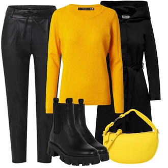 Lesk Outfit s Černá/Bílá/Oranžová/Zelená/Hnědá Kožená Kalhoty/Legíny Kožený Vzhled/Tregíny/Jeggings/Kožený Legíny/Kalhoty z Umělé Kůže/Skinny Kalhoty Only "Outfity na zimu"