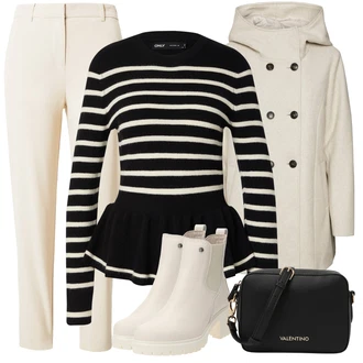 ľahký Outfit sa Bež/Krem/Kaki/Smeđa Chelsea Gležnjača/Podstavljena Gležnjača/Kožna Jakna/ljetna gležnjača/Gumena Gležnjača Panama Jack "Zimski outfit"