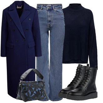 Outfit s Černá Geox "Perfektní na zimu"