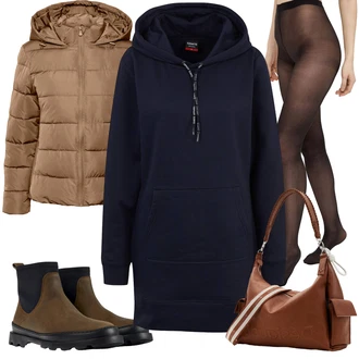 Mini Outfit s Béžová/Hnědá/Khaki VERO MODA "Perfektní pro volný čas"