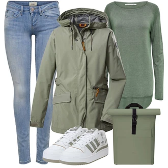Outfity z džínu Mom Posilování s Šedá/Zelená/Světle zelená/Tyrkysový Svetr z Jemné Pleteniny/Svetr na kojení/Svetr s Kulatým Výstřihem/Jednoduchý Svetr/Termo Svetr/Kašmírový Svetr/Basic Svetr Only "Každodenní vzhled"Look: Pro Dům, Mom, Skater, Ležérní, Příliš oblečený, Nadrozměrné, Bezešvé, Na Procházku, Posilování