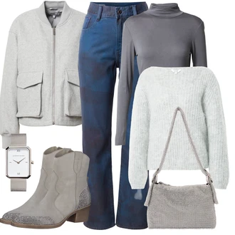 Outfity na zimu s Modrá/Tmavě modrá Rovná Džína/High Waist Džínové Kalhoty/Džíny Volného Střihu/Mom Jean/Termální Džíny/Zimní bunda/Dad Džíny/Sportovní boty/Džíny s Rozparkem/Vintage džíny/Kožená Pánská Bund/Formální Košile G-Star Raw "Stylový zimní outfity"