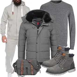Zweiteilige Outfit mit Grau Unkategorisiert Finchman "Sport Outfit"