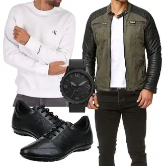 Party Outfits mit Schwarz/Blau Unkategorisiert "Street Style Outfit"