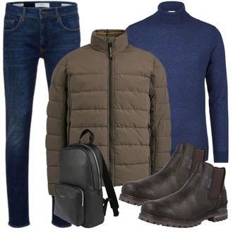 Stiefel Outfits mit Weiß Jeans Brax "Street Style Outfit"