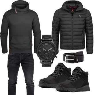 Outfit mit Schwarz Unkategorisiert Columbia "Street Style Outfit"