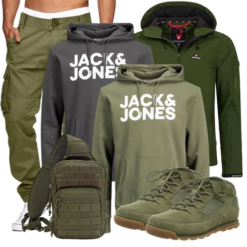 Dunkelgrau/Grau/Schwarz/Dunkelgrün Sport Sweatshirt/Damen Pullover/Ausgefallener Hoodie/Vintage Hoodie/Hoodie/Sport Hoodie/Unisex Hoodie Jack & Jones kombinieren