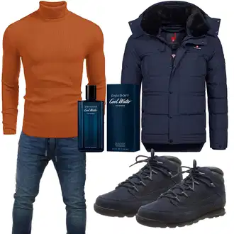 Winter Outfits Feine mit Rot/Weiß Unkategorisiert COOFANDY "Winter Outfit"Look: 60er, Techno, Feine, Boyfriend, Classic, Glanz