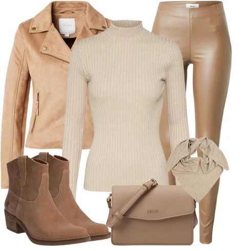 Kombinace Hnědá/Šedá/Khaki/Béžová Neprůhledný Legíny/Formovaná Legína/Kožený legíny/Legíny s Rozparkem/Strečová Kalhoty/Legíny s Vysokým Pasem/Skinny Kalhoty/Jeggings/Tregíny/Legíny Kožený Vzhled/Push up Kalhoty Object