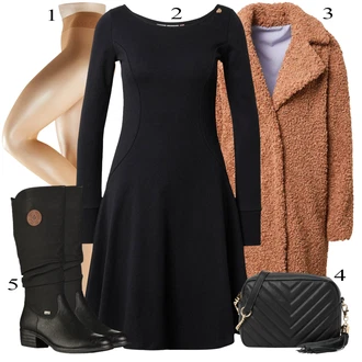 outfit mit Obleka velike velikosti Ragwear "Zimski outfit"