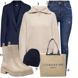 Bucket hat outfits mit Črna Only, Črna about you x toni garrn "Zimski outfit"