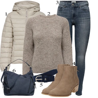 Black Outfits mit Tom Tailor "Zimski outfit"