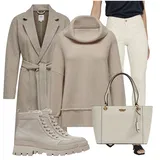 S korálky High Waist džíny outfity image