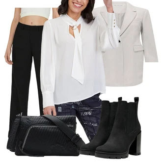 Rave Outfit s Černá Kozačka Kožená bunda/Bota na platformě/Kotníková Bota s Podšívkou/Kotníková Bota Na Podpatku/Chelsea Boty/Letní kotníková Kozačka/Zimní kotníková bota/Kožená kotníková bota/Bota na Platformě Only "Zimní look"Look: Bar, Rave