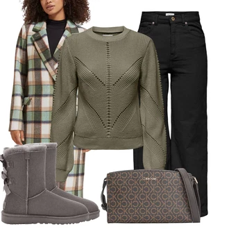 Outfit s UGG "Zimní look"