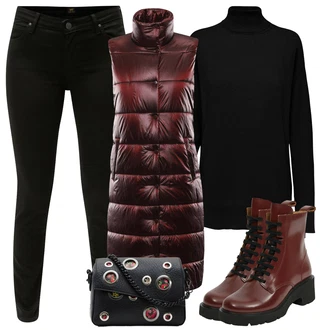 Outfit s Černá Camper "Zimní outfity"