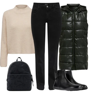 Outfit s Černá Camper "Zimní outfity"