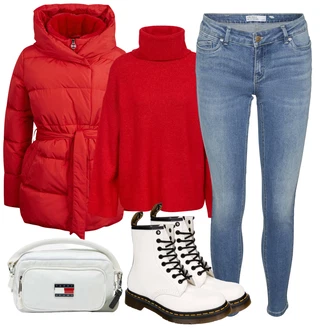 Outfit s Černá Dr. Martens "Zimní outfity"