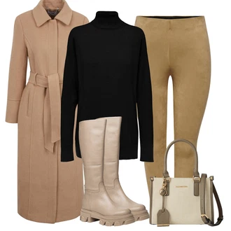 Outfit s Šedá Geox "Zimní outfity"