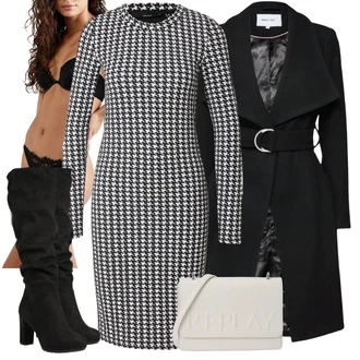 čipka Outfit sa Crna Bralette Grudnjak/Grudnjak sa žicom/Balkonet Grudnjak/Trokutasti Grudnjak/Grudnjak Minimizer/Grudnjak sa žicom/Grudnjak prsnog kroja HUNKEMÖLLER "Zimski outfit"