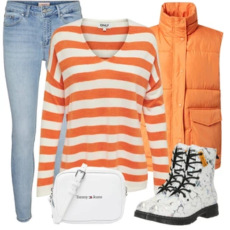 Zima Outfit sa Siva/Bijela/Crna/Krem/Tamnoplava Nekategorizirano/Tenisica Zimske Tenisice/Gležnjača na Vezanje/Čizma s Gliterima/Čizma sa šljokicama/Borbena Čizma/Klasična čizmica Dockers by Gerli "Zimski outfit"