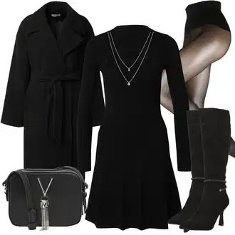 New years eve outfits with dress "Zimski videz"