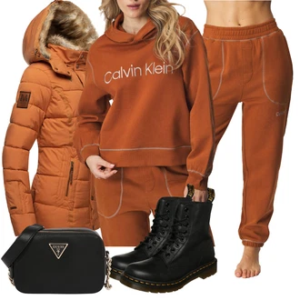 Outfit sa Crna Obuća Dr. Martens "Zimski outfit"