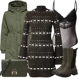 Outfity se zelenými parkami image