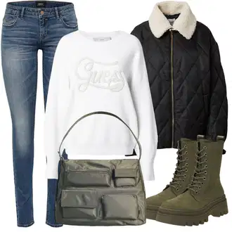 outfit mit bershka "Zimski videz"
