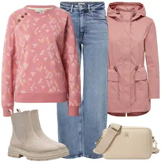 Outfit sa Svjetloplava/Plava Traperice Široke Nogavice/Formalna Košulja/Dad Traperice/Traperice s Prorezom/Mom Jean/Vrećaste Traperice/High Waist Traperice/Traperice Opuštenog Kroja/Vintage traperice/Culotte Traperice Only "Zimski outfit"