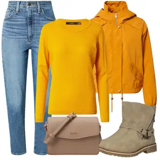 Outfity na zimu Styl 50. Let s Světle modrá/Modrá Mom Jean/Girlfriend Džíny/Vintage džíny/High Waist Džínové Kalhoty/Dad Džíny/Dámské Džíny s Délkou 7/8/Zužující se Džíny/Zkrácené Džíny/Džíny s Rozparkem/Kotníková Bota levi's ® "Zimní outfit pro volný čas"Look: Styl, Mom, 50. Let, 90tá léta, Cool, Old Money, Vintage, Western