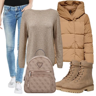 Dlouhé Outfit s Černá/Fialová/Bílá/Hnědá/Oranžová/Růžová Džíny s Dírou/Zkrácené Džíny/Motorkářské Džíny/Kožená bunda/Push up Džín/Džíny s Nízkým Sedem/Džín s Nízkým Pasem/Džíny s Rozparkem/Kotníková Bota LTB "Zimní outfity"