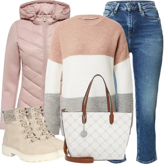 Zimske Outfiti mit Siva Tom Tailor "Zimski videz"