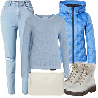 outfit mit Siva REMONTE "Zimski videz"