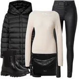 Black Outfits Dolg rokav za dame image