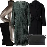 Outfity s kozačkami nad kolena na léto image