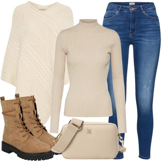 outfit mit Roza Cream "Zimski videz"