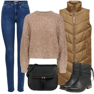 Italský Outfit s Černá Zimní kotníková bota/Kotníková Bota s Podšívkou/Kožená kotníková bota/Letní kotníková kozačka/Klasická kozačka/Kožená bunda/Plochá Kotníková Bota/Vintage Kotníková Bota/Šněrovací Kotníková Bota Rieker "Zimní outfit pro volný čas"Look: Cool, Francouzské, Italský, Moderní, Krásný, Venkovní