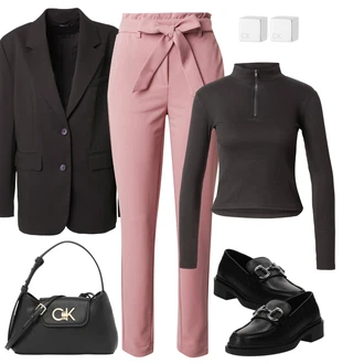 Outfity na zimu s Černá/Hnědá/Šedá/Tmavě šedá/Tmavě hnědá/Khaki/Tmavě zelená Kožená Pánská Bund/Krátké Sako/Kožená bunda/Oversize Sako/Kožená bunda pro muže/Boyfriend Sako/Elegantní Sako/Dlouhý Sako/Blejzrové Bund Gina Tricot "Módní zimní outfit"