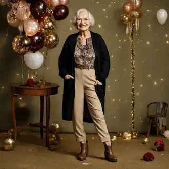 Outfits for 60th birthday "70. rojstni dan Topel slog"