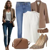Outfity z Džín s Vysokými Podpatky image