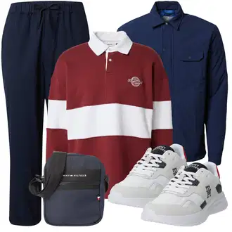 Outfit mit Blau/DunkelBlau Mantel/Casual Hemd/Jeanshemd/Flanellhemd/Business Hemd/Musselin Hemd/Hemdbluse/Bluse Große Größe Blend "Buro Outfit"