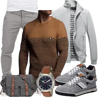 Büro Outfits Moderne mit Rot Unkategorisiert Karl´s People, Grau ARRIGO BELLO "Buro Outfit"Look: Empire, Moderne, Büro, Sportlich, Casual, Boyfriend, Classic, GoGo, Goa, Zuhause