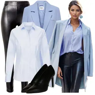 Kombinacije za bucmaste Matični ured sa Bijela/Crna/Smeđa Elegantna Cipela/Salonka & Visoki Pet/Poslovna Obuća/Vintage Pumpa/Pumpica S Visokim Prednjim Dijelom/Udobna pumpa/Salonka Na Visoku Petu Calvin Klein "Zimski outfit"Look: 18. rođendan, Festival, Matični ured, Koncer, Škola, Posebne prigode, Gala, 30. rođendan, Kazalište, 60. rođendan, 70. rođendan