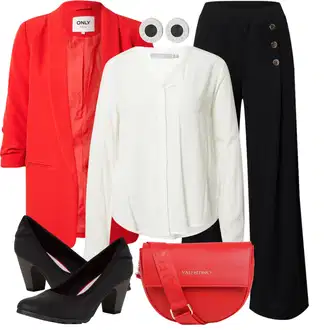 Stil, Western Outfit sa Krem/Bijela Crash bluza/Bluza s Podignutim Ovratnikom/Slip-on Bluza/Kožna jakna za muškarce/Otvorena Bluza/Bluza s gumbom/Musseline Bluz/Poslovna Bluza/Bluza Dugih Rukava Fransa "Cool outfit za svaki dan"Look: Stil, klasický, moderne, Sveučilišna, Ured, Transparentan