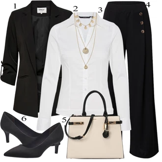 Bombaž outfit mit Krem/Bela Srajca/Bluzasti Body/Slim Fit Bluza VERO MODA "Obleka za prosti čas"