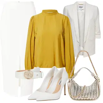 Vjenčanje Outfit sa Krem/Bijela Salonka Na Visoku Petu/Cipela Za Vjenčanje/Udobna pumpa/Elegantna Cipela/Salonka & Visoki Pet/cipela za mladenku/Pumpica S Visokim Prednjim Dijelom/Salonka S Otvorenim Petom Steve Madden "Zimski outfit"Look: Gala, 18. rođendan, Kazalište, Vjenčanje, Matični ured, 30. rođendan, Posebne prigode