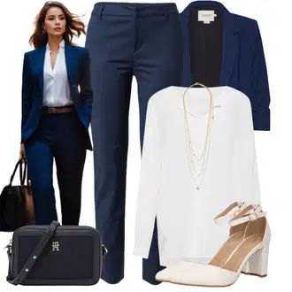 Outfit sa Pastelne boje/Smeđa/TamnoPlava/Plava Sako Jakna/Sakoi za Bluzu/Casual Sako/Kožna jakna za muškarce/Pamučni Sakoi/Elegantni Sako/Pleteni Sako/Dugi Sako/Blejzer s Printom za Žene/Kratki Sako/Kožna jakna za muškarce SOAKED IN LUXURY "Elegantan izgled"