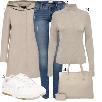 Turtleneck outfits mit Bela Nike Sportswear "Obleka za prosti čas"