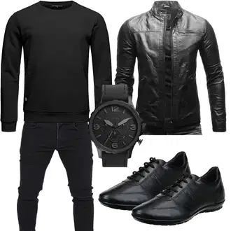 Party Outfits mit Schwarz/Blau Unkategorisiert "Casual Outfit"